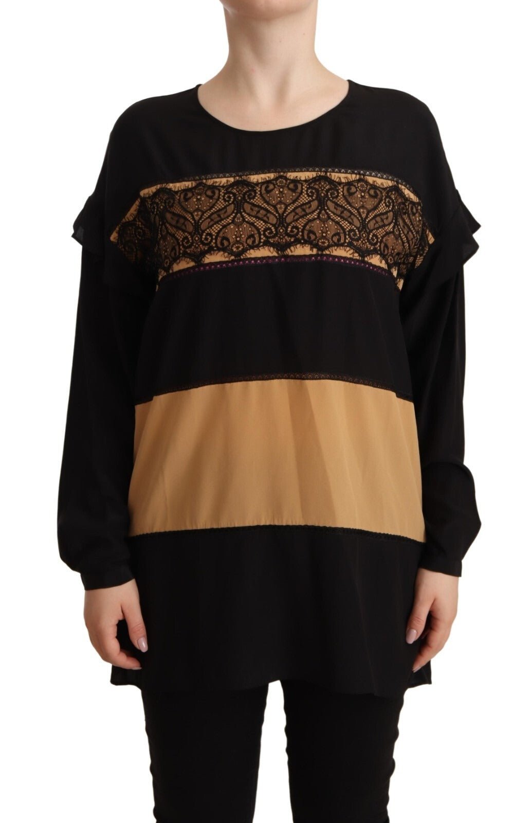 Twinset Multicolor Long Sleeves Round Neck Pullover Sweater - RIMODA