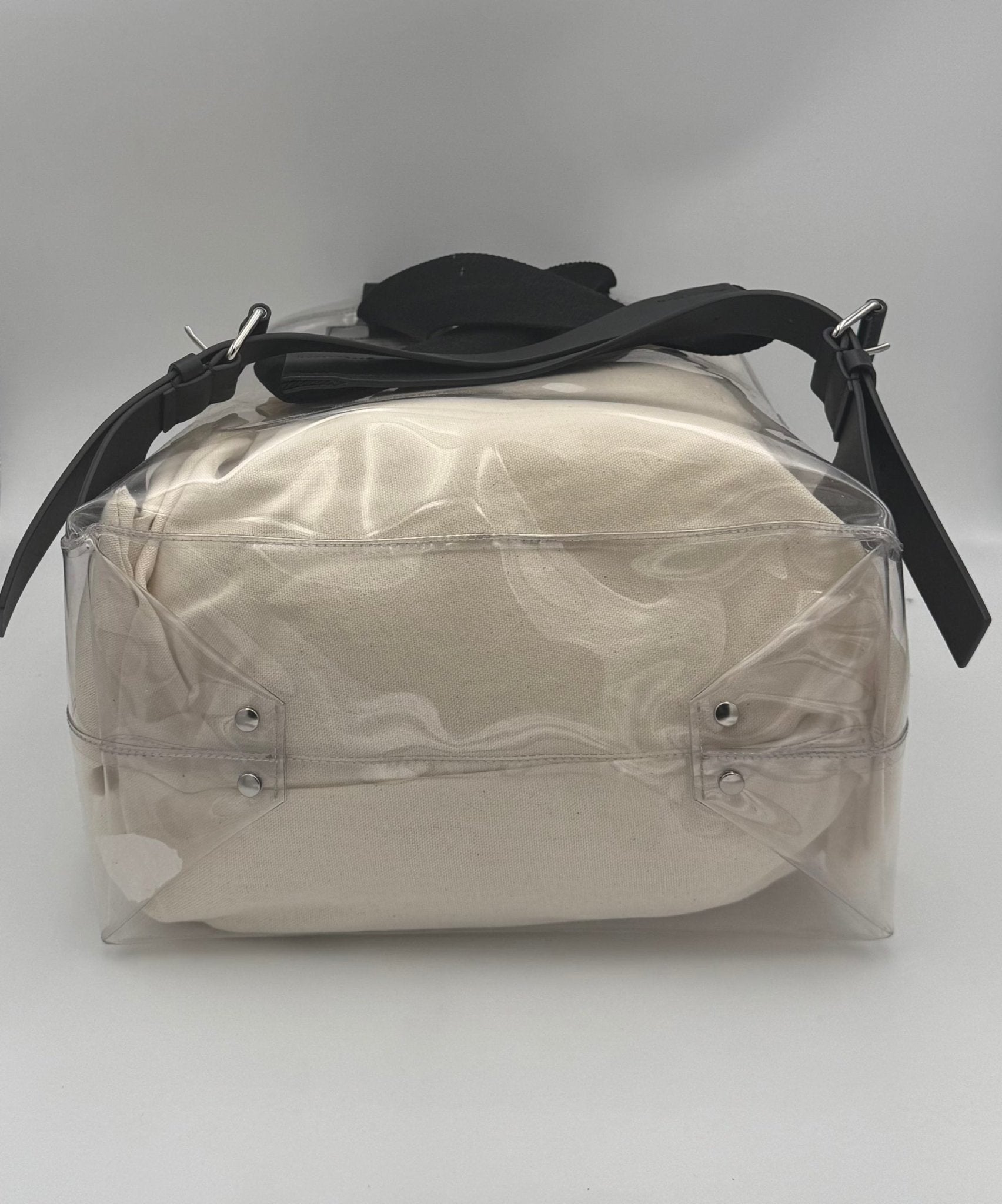 Valentino Garavani VALENTINO GARAVANI Leather and Transparent Plastic Backpack - RIMODA
