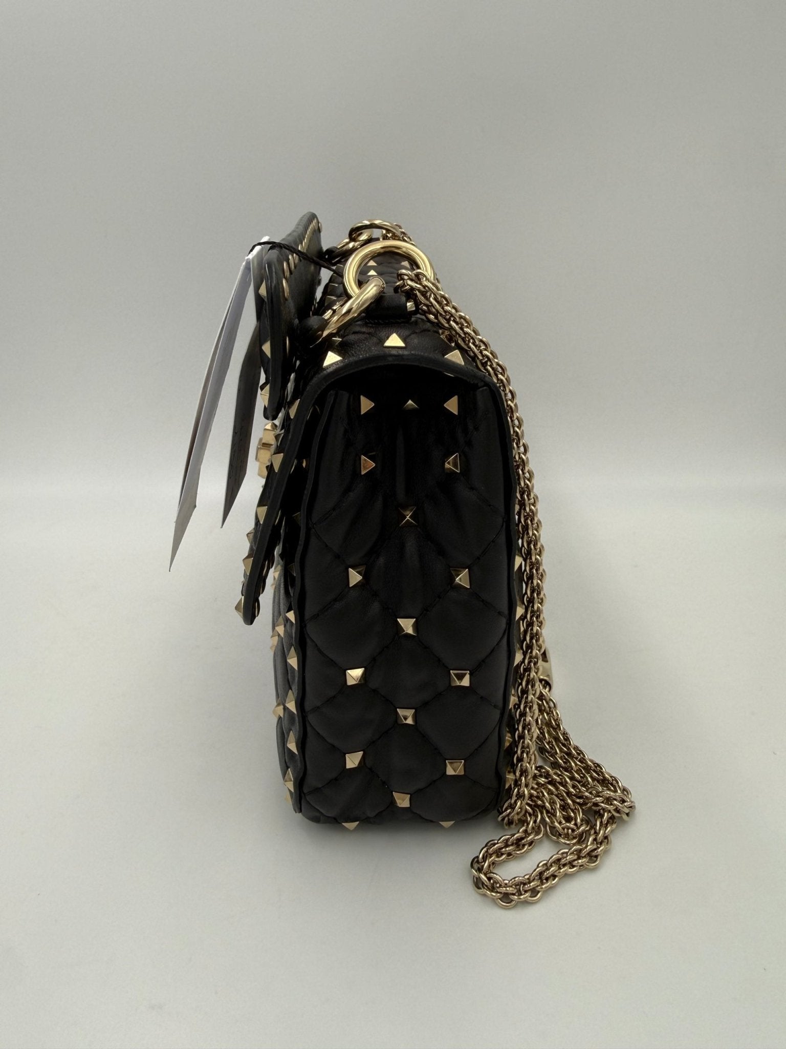 Valentino Garavani VALENTINO GARAVANI Rockstud Spike Black Handbag - RIMODA
