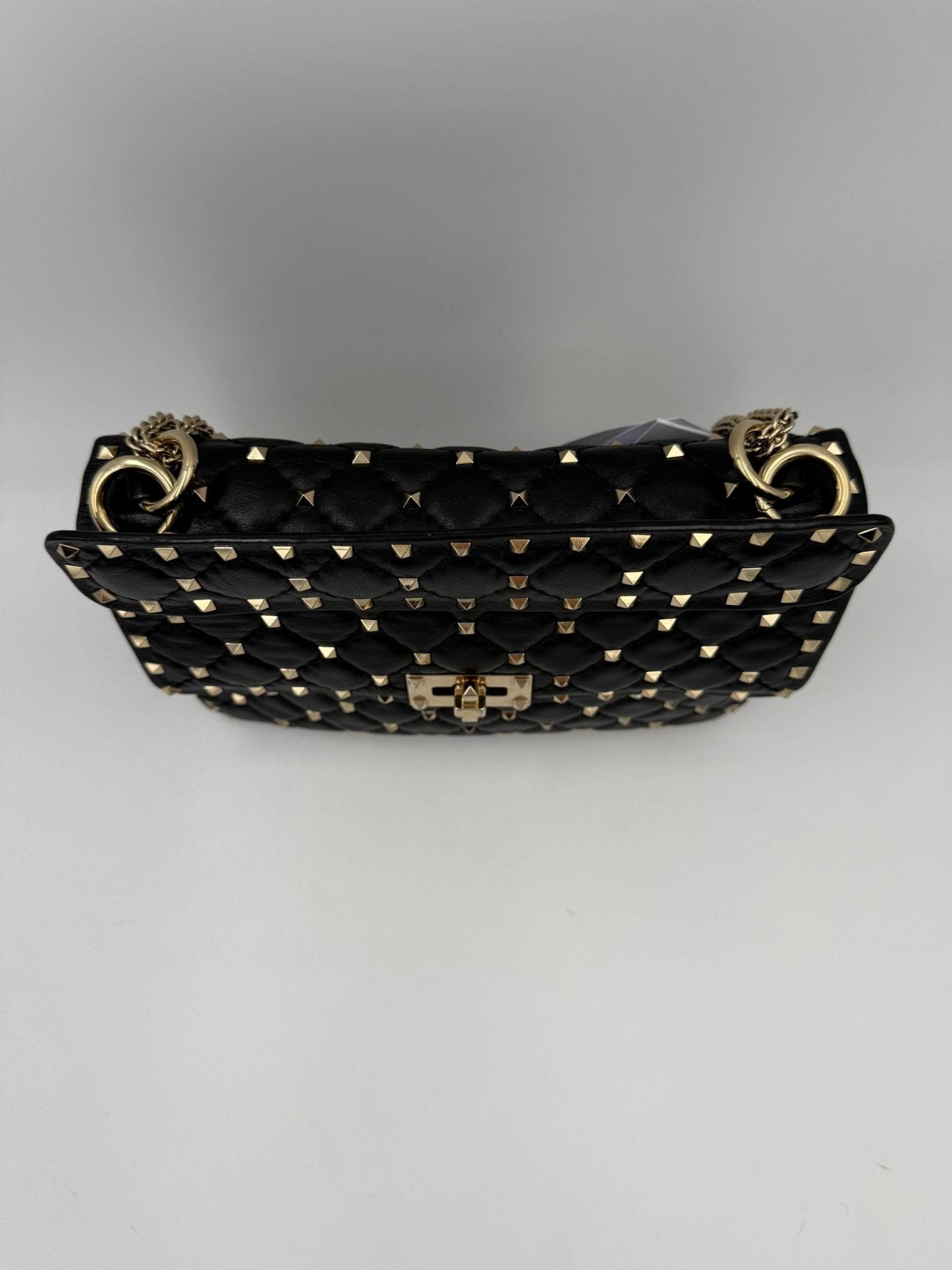 Valentino Garavani VALENTINO GARAVANI Rockstud Spike Black Handbag - RIMODA