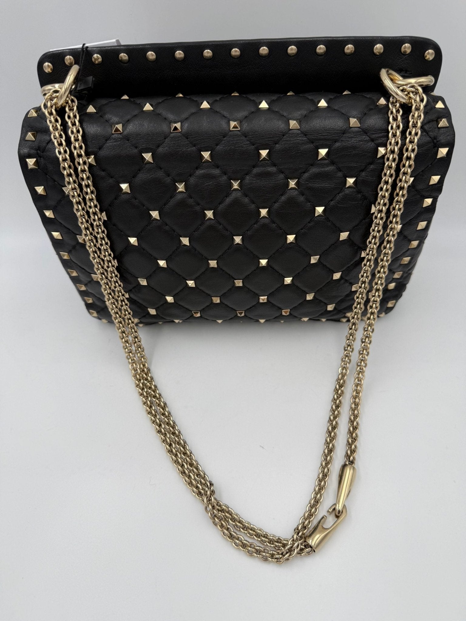 Valentino Garavani VALENTINO GARAVANI Rockstud Spike Black Handbag - RIMODA