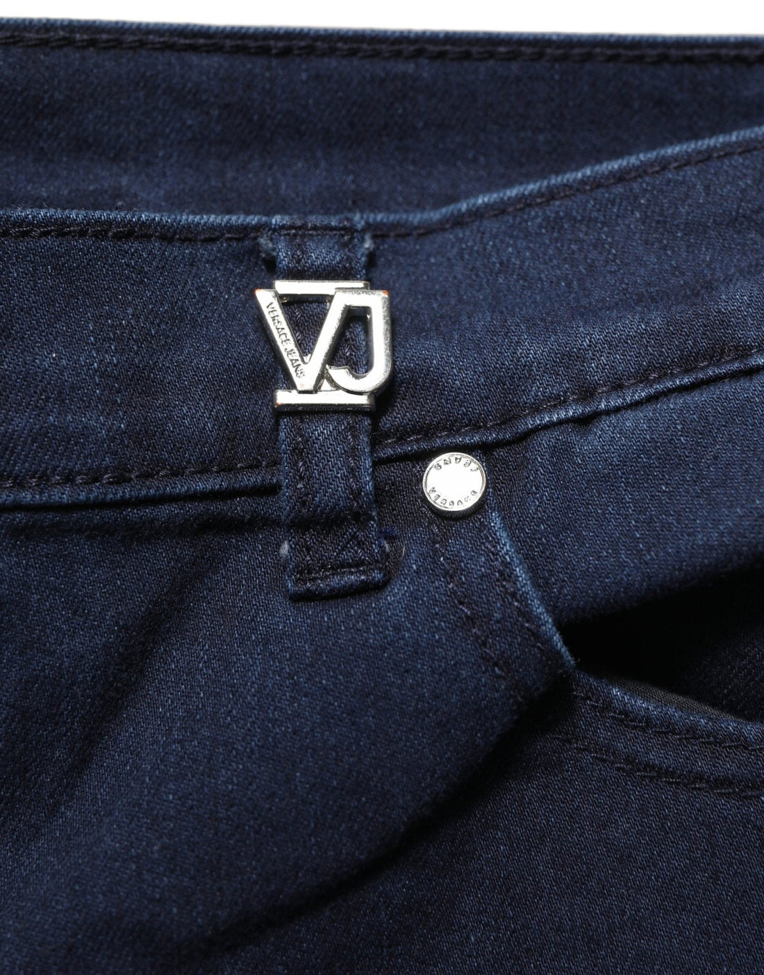 Versace Jeans Couture Blue High Waist Skinny Denim Trouser Jeans - RIMODA