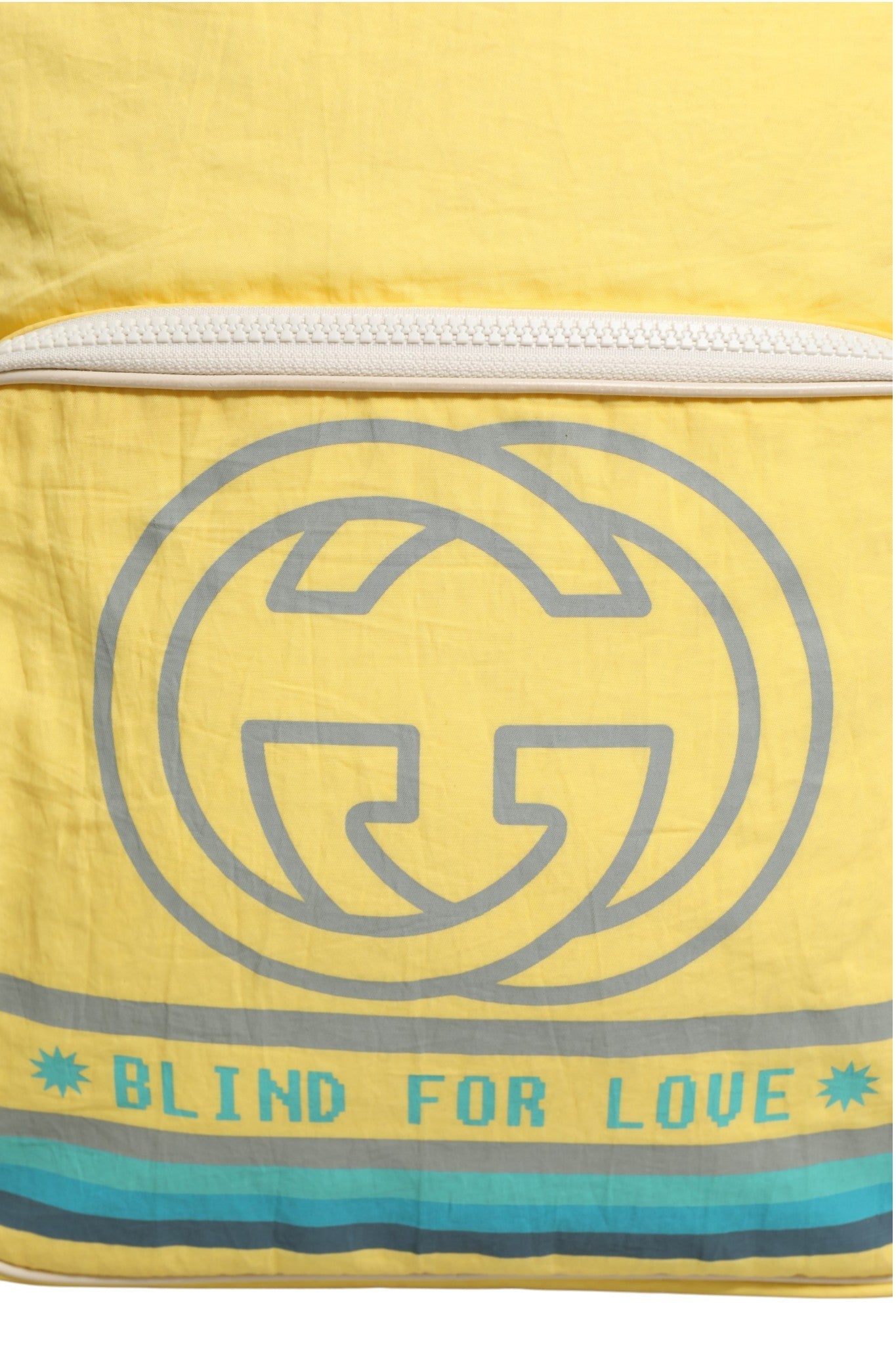 Yellow Nylon Gucci Blind For Love Backpack - RIMODA